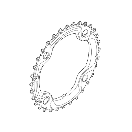 Shimano FC-T521 Kedjedrev 36T Trippel Svart