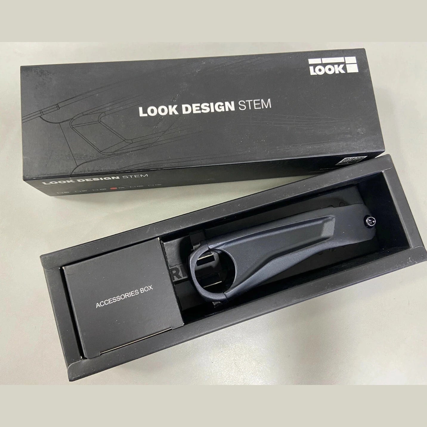 Styrstam Landsväg LOOK Design Stem -7° Mat