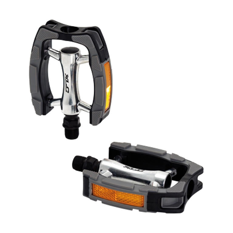 XLC PD-C07 Pedaler Svart/Silver/Grå