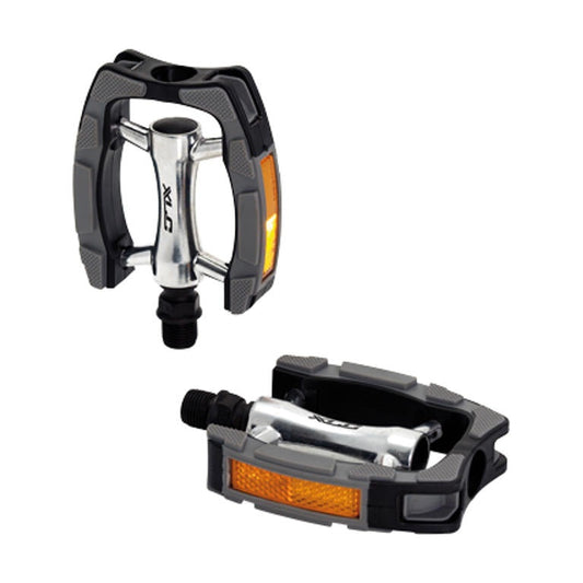 XLC PD-C07 Pedaler Svart/Silver/Grå